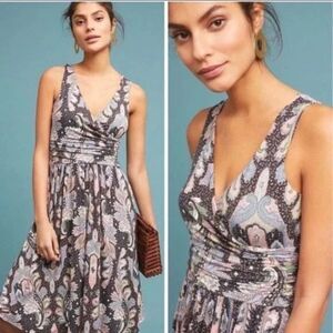 MAEVE ANTHROPLOGIE Dress Womens Size XS Leslie Boho Paisley Sleeveless